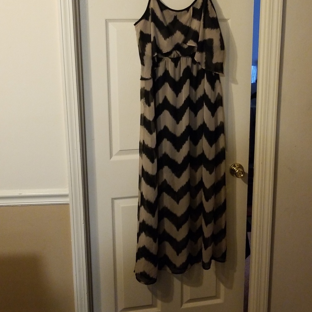Chevron Maxi Dress